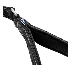 Hurtta Casual atšvaitinis pavadėlis Eco Raven - šuns pavadėlis, puikiai tinkantis kasdieniam naudojimui, pagamintas iš perdirbtų medžiagų, Czarny / 180cm/20mm — 2 nuotrauka