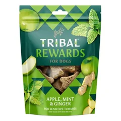 Sausainiai šunims su obuoliais, mėta ir imbieru – Apple, Mint & Ginger, 125 g – Tribal Rewards nuotrauka