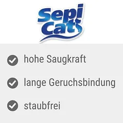 Sepicat LightWeight Ultra Fresh kraikas katėms, 15 l — 3 nuotrauka