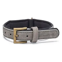 Beeztees Hundehalsband Balacron Ax Kunstleder grau
