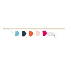TRIXIE Meškerė su širdelėmis, medis/veltinis, katžolė, 48 cm