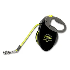 FLEXI pavadėlis šuniui Giant L juostinis, 8 m, geltonas