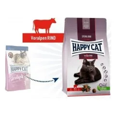 Happy Cat visavertis pašaras sterilizuotoms katėms su jautiena Sterilised Voralpen Rind, 300 g