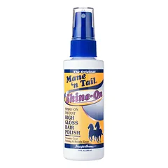 Mane'n Tail Shine On Spray - kailio blizgesio purškiklis arkliams, šunims ir katėms, apsaugo nuo purvo.
