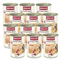 ANIMONDA GranCarno suaugusių šunų skonis: kalakutiena 12x400g