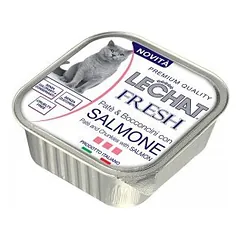 LeChat Fresh Salmon konservai katėms, pašteta ir gabaliukai su lašiša, 100 g