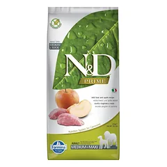 FARMINA N&D PRIME - DOG Dry Wild Boar&Apple ADULT MED&MAX 12 kg