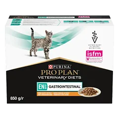 Purina Pro Plan Veterinary Diets Gastrointestinal Konservuotas maistas katėms, esant virškinimo sutrikimams (su vištiena) 85g 10 vnt.
