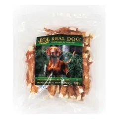 Real Dog Snacks Cod Strips Wrapped With Chicken 500 g parduotuvėje akvanamai.lt