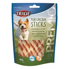 Trixie Premio Fish Chicken Sticks skanėstas šunims su vištiena ir žuvimi, be cukraus ir glitimo, 80 g