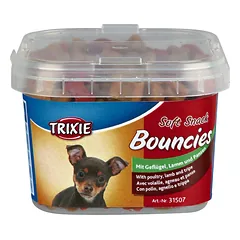 Šunų skanėstai 140g Bouncies soft snacks