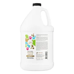 Pet Silk Vegan Moroccan Argan Oil Shampoo - glotninantis kailio šampūnas su argano aliejumi, koncentratas 1:16, 3,8L — 3 nuotrauka