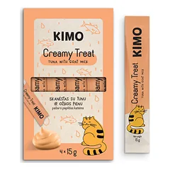 Kimo Cat Creamy Tuna Goat Milk tyrelės skanėstas katėms 60 g