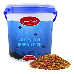 Lyra Pond® Pond Allround Koi Mix pašaras tvenkinio žuvims, 10 l + kibiras — 3 nuotrauka