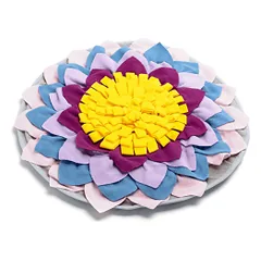 Nobleza lotuso žiedas–uostymo kilimėlis šunims ir katėms, 50 cm — 3 nuotrauka