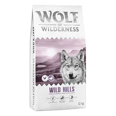 Wolf of Wilderness "Wild Hills" su antiena Adult, sausas maistas šunims, 1 kg — 3 nuotrauka