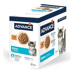Advance Kitten su višta, drėgnas maistas kačiukams — 3 nuotrauka