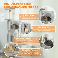 Kačių draskyklė 160 cm — 4 nuotrauka