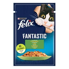 Felix Fantastic Pouches drėgnas maistas katėms, ekonominė pakuotė 52 x 85 g, Huhn und Tomate — 4 nuotrauka