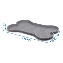 Nobleza kaulo formos dubenėlių padėklas šunims, 58,4x42,5x3,1 cm — 2 nuotrauka