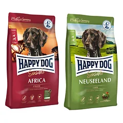 HAPPY DOG Supreme africa 12.5 kg + Naujoji Zelandija 12.5 kg