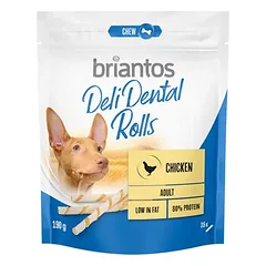 Briantos Deli Rolls Dental ca. 12,7 cm ⌀ 1,7 cm für Hunde