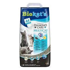 BIOKAT'S Diamond Care Multicat fresh 2x8 l bentonito kačių kraikas daugeliui kačių