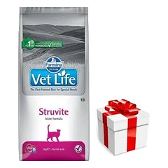 FARMINA Vet Life Cat Struvite (šlapimo) 2kg + Staigmena katei