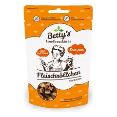 Betty's Landhausküche Katze Fleischröllchen Ente pur