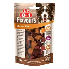 Flavours mėsos skanėstai šunims su antiena ir vištiena, 100 g