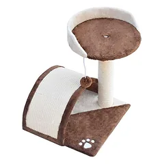 Draskyklė 43 cm., baltos/rudos spalvos — 5 nuotrauka