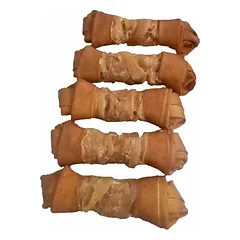 Mazgas iš buivolo odos rūkytas su vištiena JUKO Užkandžiai 15 cm (6 vnt)