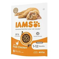 IAMS Cat Kitten Chicken 800 g — 1 nuotrauka