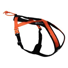 Non-stop dogwear Geschirr Rush Harness schwarz/orange