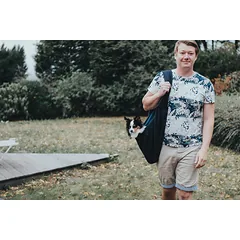 HUNTER LOS ANGELES gabenimo krepšys šunims ir katems, melynas — 2 nuotrauka