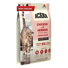 Acana Indoor Entree Cat sausas maistas katėms, 4.5 kg parduotuvėje zookaralyste.lt