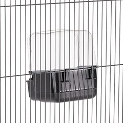 Ferplast paukščių vonelė dideliems papūgėlėms, juoda, L 19 x B 23 x H 22 cm — 4 nuotrauka