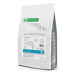 Nature's Protection Superior Care White Dogs Baltoji žuvis be grūdų Visų dydžių ir amžiaus tarpsnių šunims 4kg