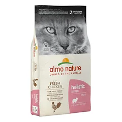 Almo Nature Holistic sausas maistas kačiukams su vištiena, 12 kg