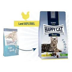 Happy Cat visavertis pašaras suaugusioms katėms su paukštiena Culinary LandGeflugel, 4 kg