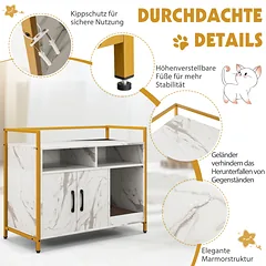 Katės spintelė balta — 2 nuotrauka