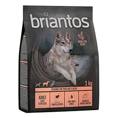 Briantos Adult Light Sterilised su kalakutiena ir bulvėmis – begrūdė receptūra, sausas maistas šunims, < 1,4 kg — 2 nuotrauka
