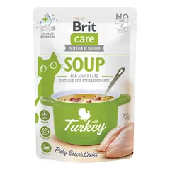 Brit Care Cat Soup Turkey 75 g parduotuvėje petreon.lt