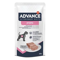Wet Atopic Dog Konservuotas šunų pašaras odos ir kailio būklės gerinimui 150 g x 8 vnt. — 2 nuotrauka