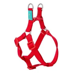 Petnešos Basic Nylon A-Type, raudonos, 10 mm x 20-36 cm