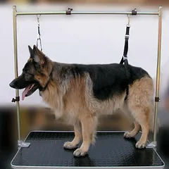 Show Tech Heavy Grooming Noose Set - reguliuojamų nailoninių priežiūros kilpų rinkinys, reguliuojamas ilgis ir plotis.