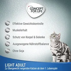 Concept for Life Light drebučiuose, drėgnas maistas katėms — 2 nuotrauka