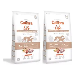 CALIBRA Dog Life Senior Medium&Large Chicken 24 kg (2 x 12 kg)