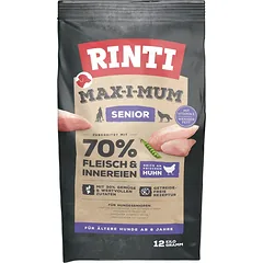 RINTI MAX-I-MUM Senior Chicken su vištiena vyresniems šunims 12 kg