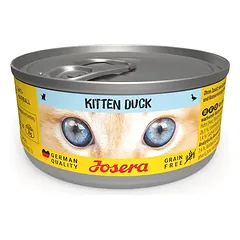 Josera Kitten Duck begrūdis konservuotas pašaras jaunoms katėms su antiena, 85g x 12vnt
